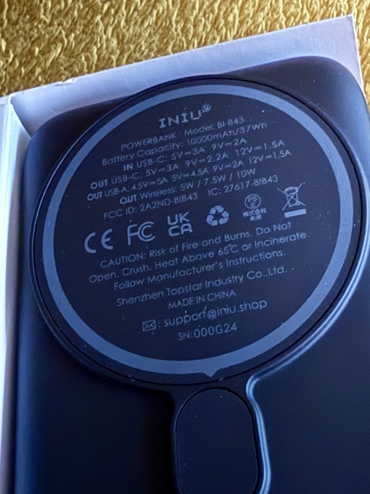 Powerbank INIU BI-B43 10tys mAh MagSafe