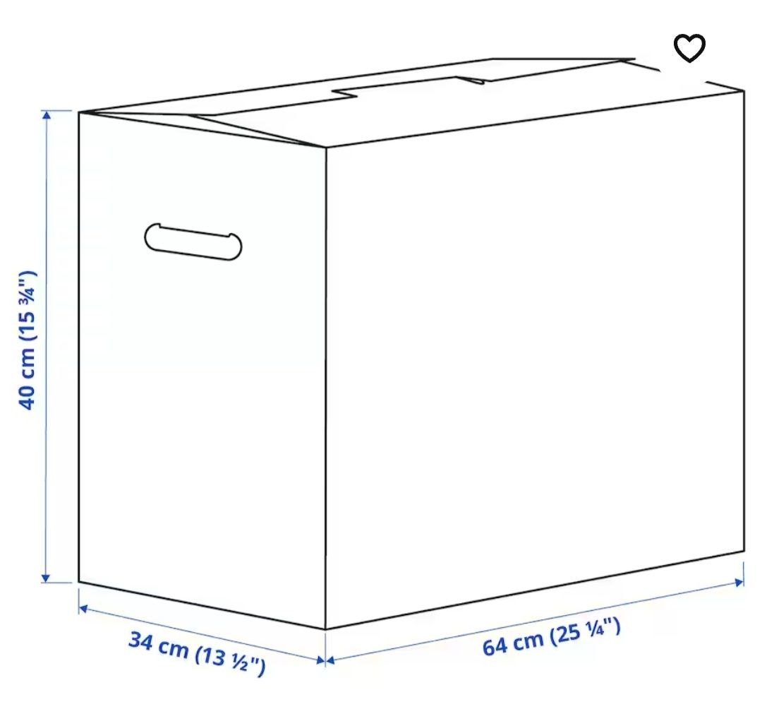Duży karton przeprowadzkowy Ikea