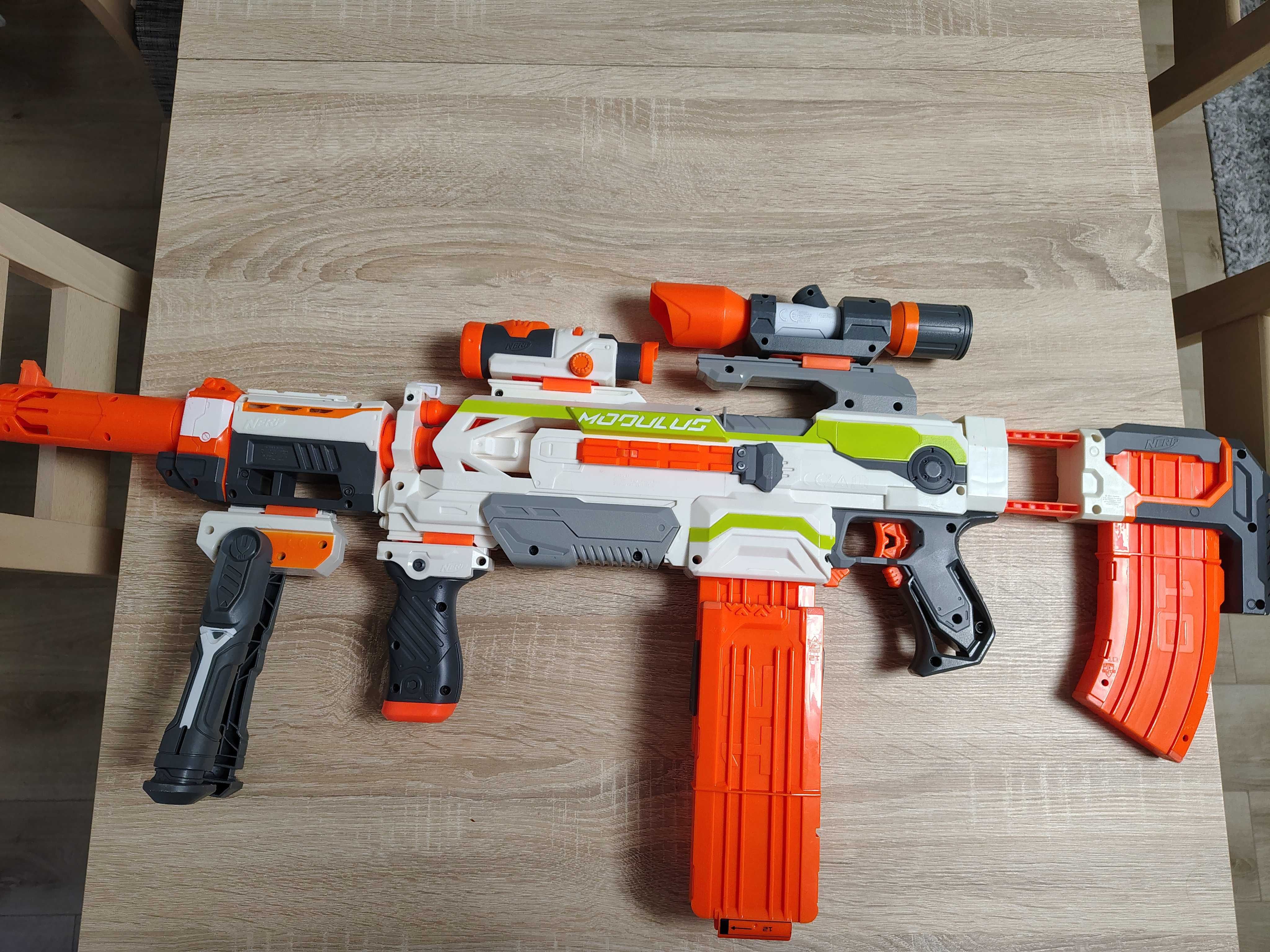 Nerf zestaw pistoletów - Modulus, Retaliator, Rampage, Trilogy DS15