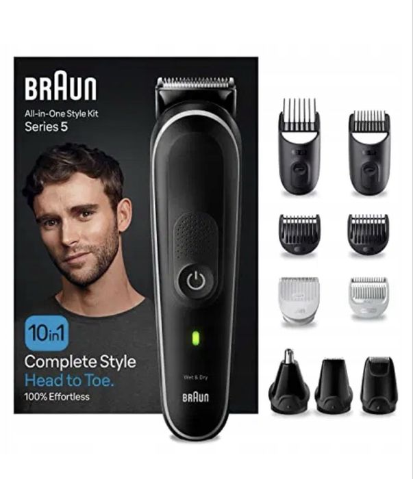 Golarka BRAUN - Styler MGK5440 czarno-szara - Nowa