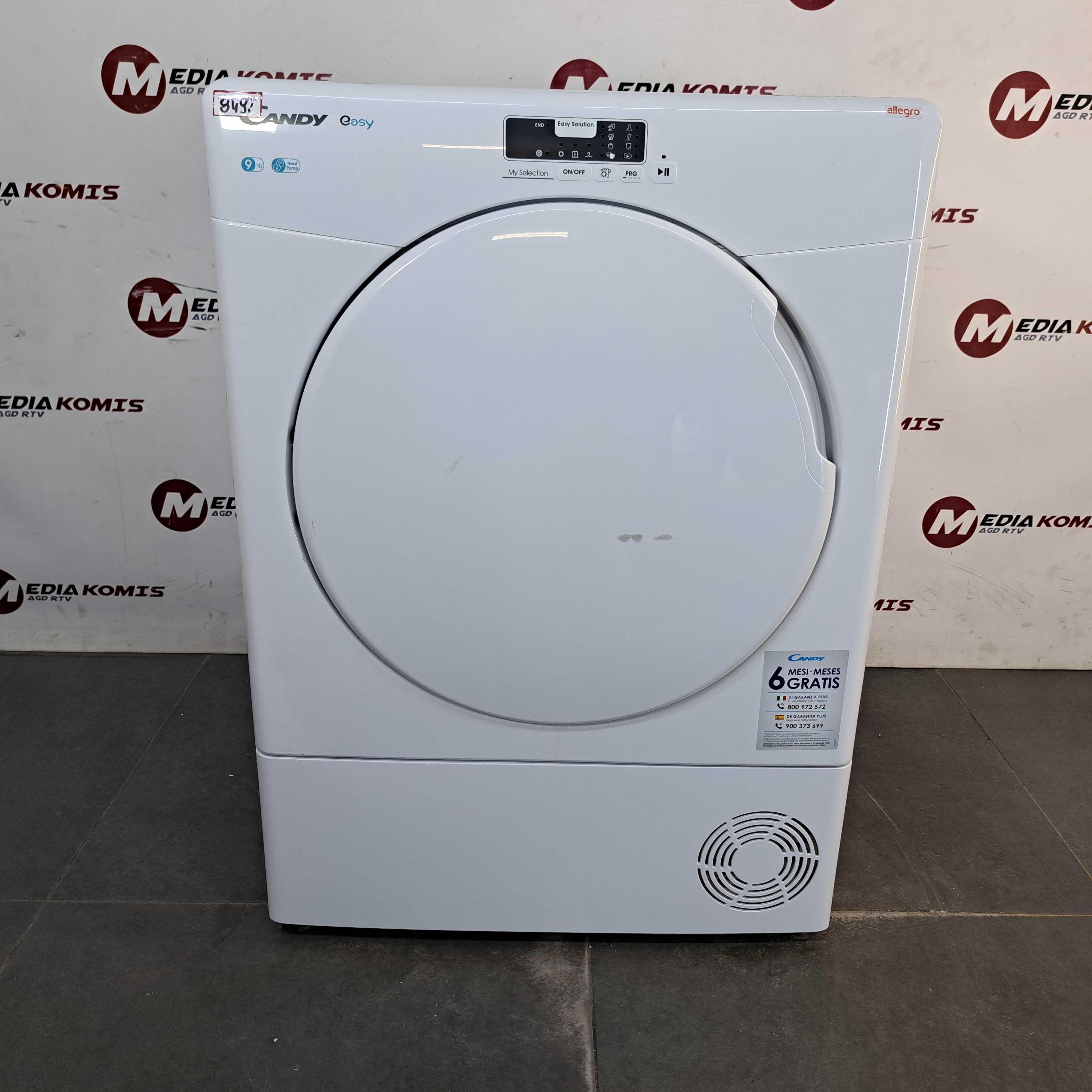 Suszarka Candy EYE H9A2L-S [12mscy-gwar] A++/9kg/60cm głęb
