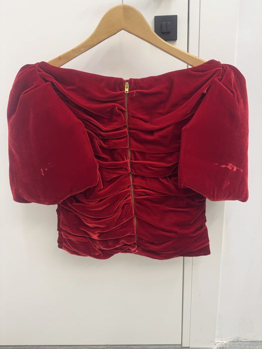 Топ оксамитовий Khaite