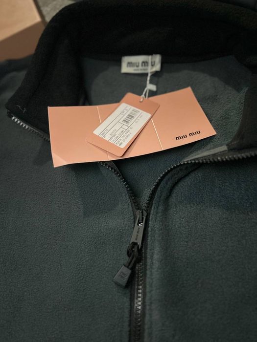 Флісова кофта,фліска худі Miu Miu