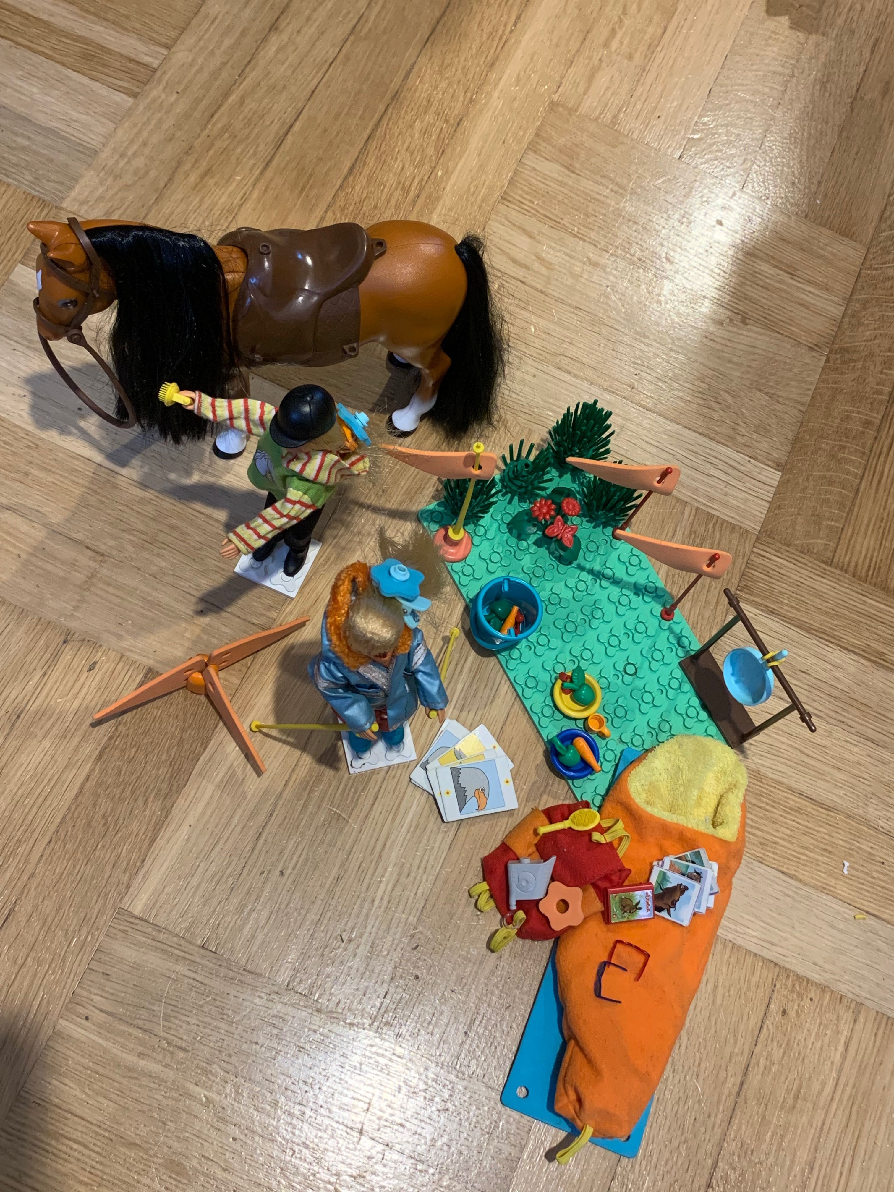 Lego Scala, zestaw lalki plus koń- 2 figurki plus koń
