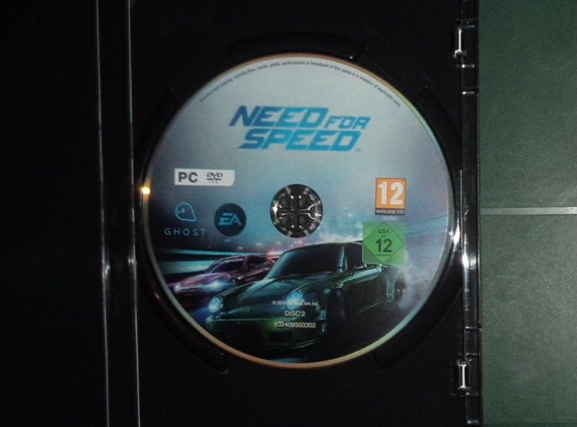Need for speed Królowie nocy PC 2x DVD 2016, bez kodu