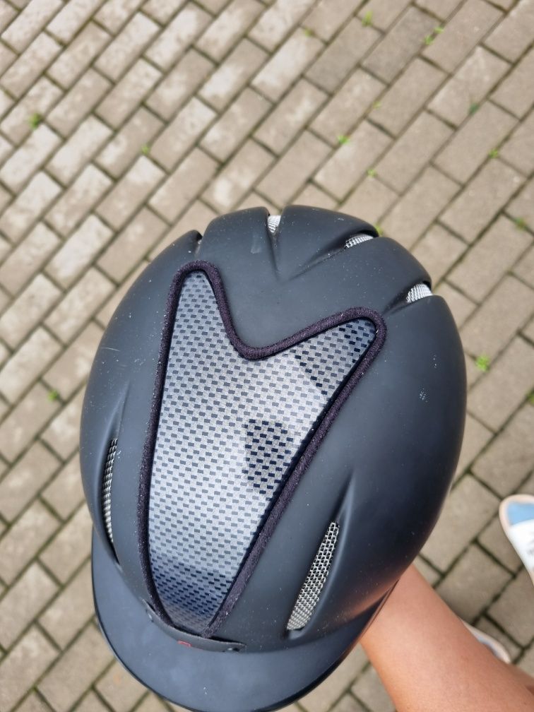 Czarny Kask covalliero rozmiar : 50-54 cm