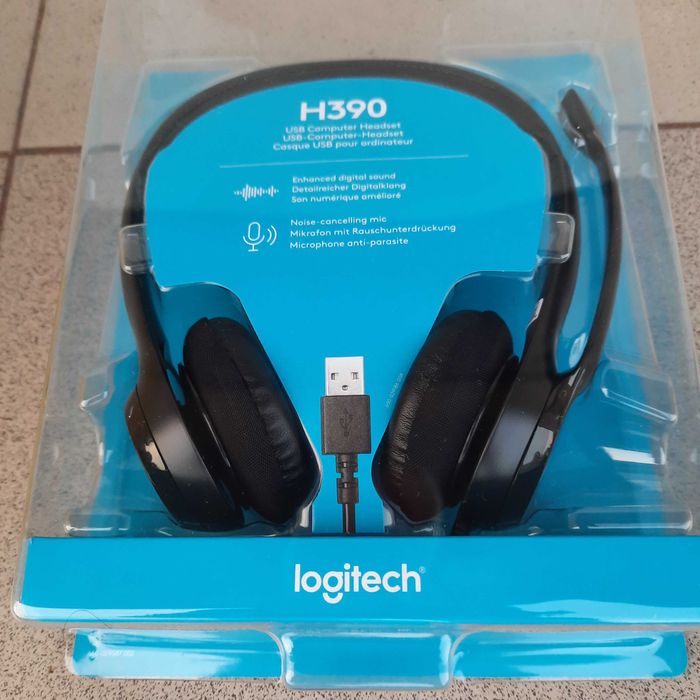 Słuchawki nowe Logitech H390  USB