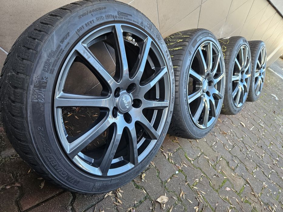 Felgi Koła 18" Mazda 3 Hyundai 5x114.3 ET45 + 215.45.18 Zimowe