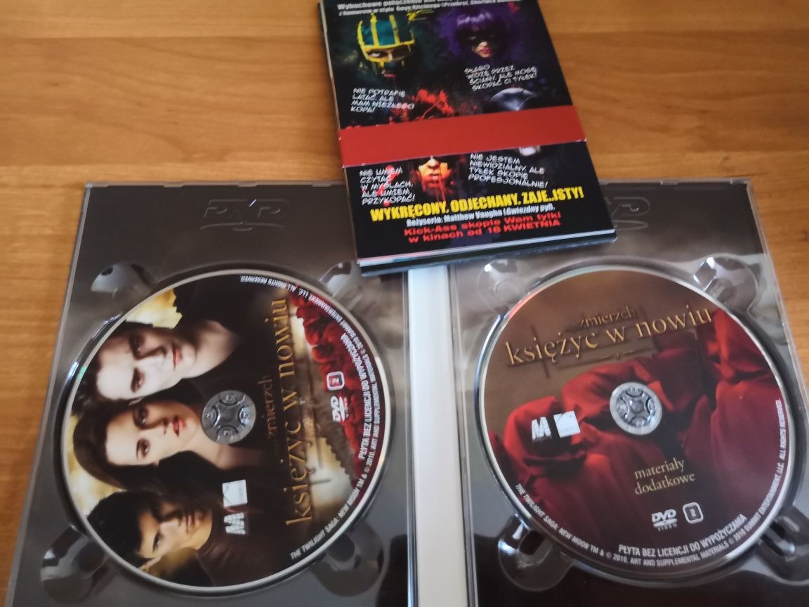 Zmierzch Księżyc w nowiu Edycja limitowana + plakat - 2 plyty dvd