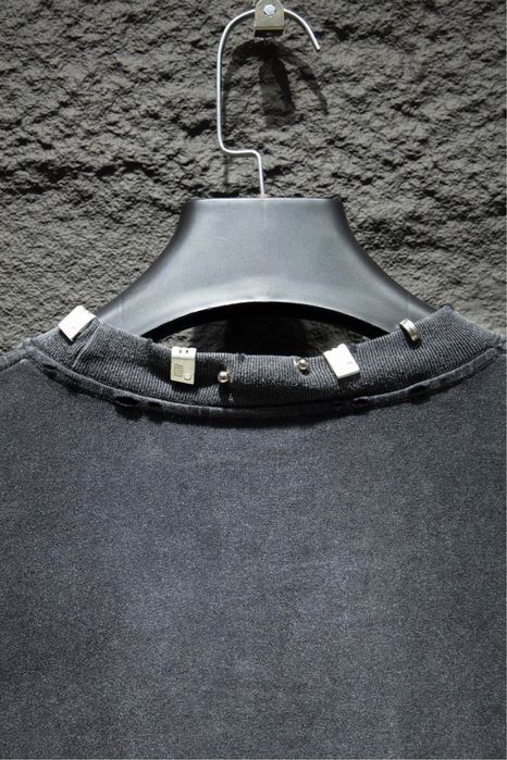 BALENCIAGA винтажная футболка оверсайз серая унисекс мужская