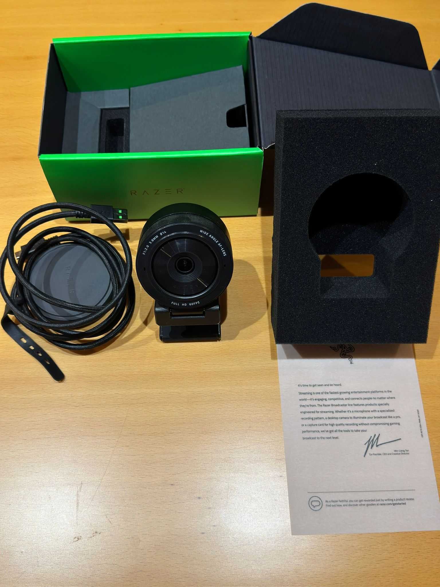 Webcam Razer Kiyo Pro Full HD 1080p 60FPS