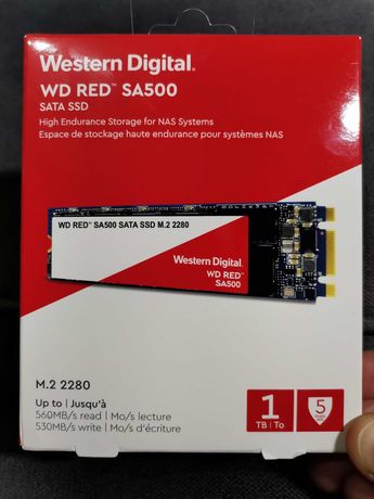 Western Digital WD Red SA500 NAS sata SSD 1 TB dysk NOWY GWAR zamienię