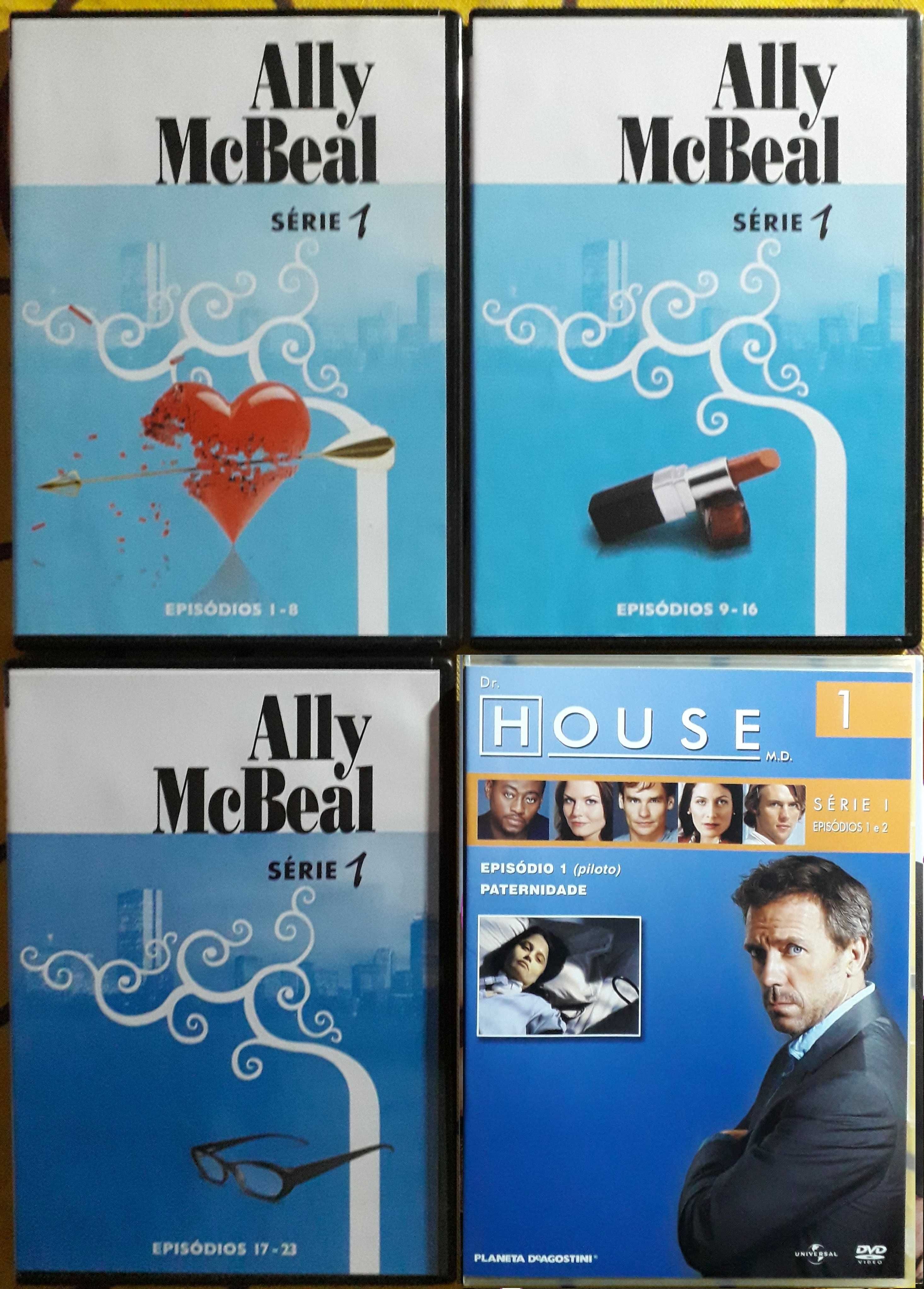 B: DVDs Séries TV 0,40 cêntimos, vários discos, Documentários, ficção!