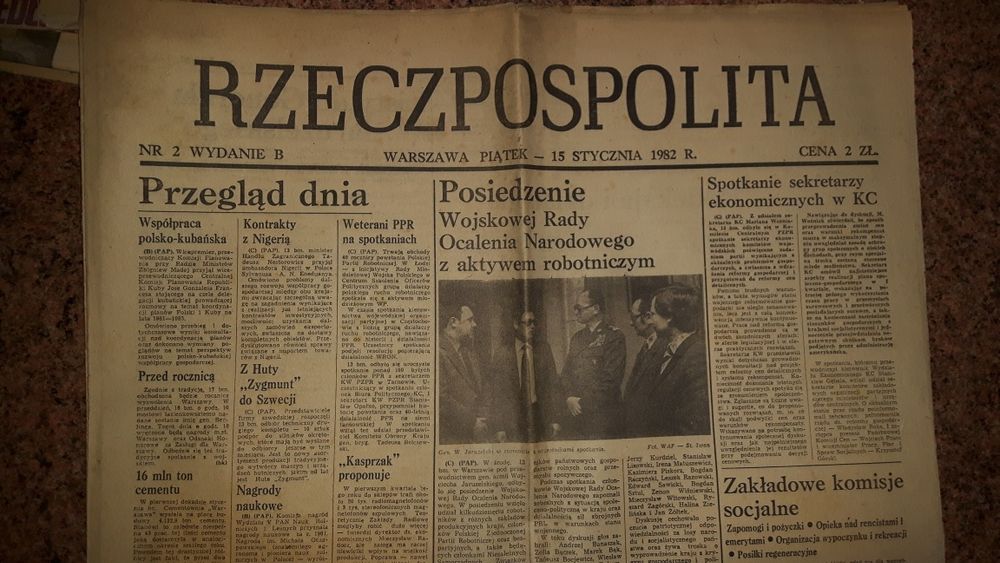 Rzeczpospolita nr 2 Rok 1982