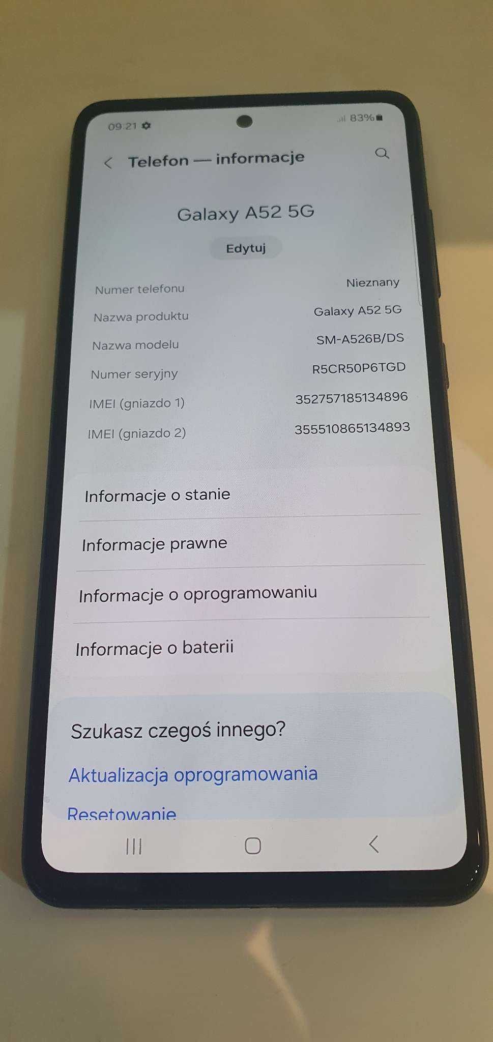 Telefon kom. Samsung Galaxy A 52 5 G 6/128 GB - komismadej.pl Gorlice