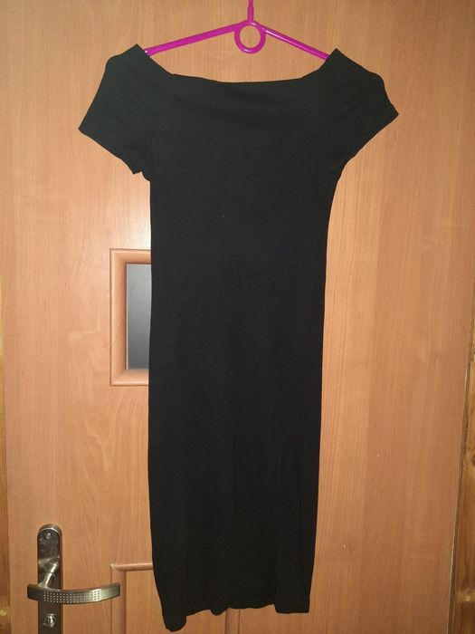 Sukienka hiszpanka prążek Mohito