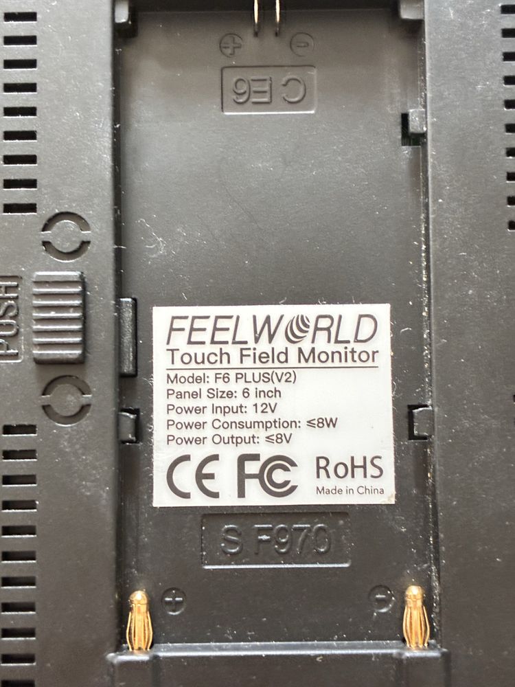 Feelworld F6 PLUS V2 | 6" | Monitor Podglądowy HDMI