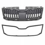 Atrapa Grill Kratka Ramka Czarna Skoda Octavia III 5e Lift 17-
