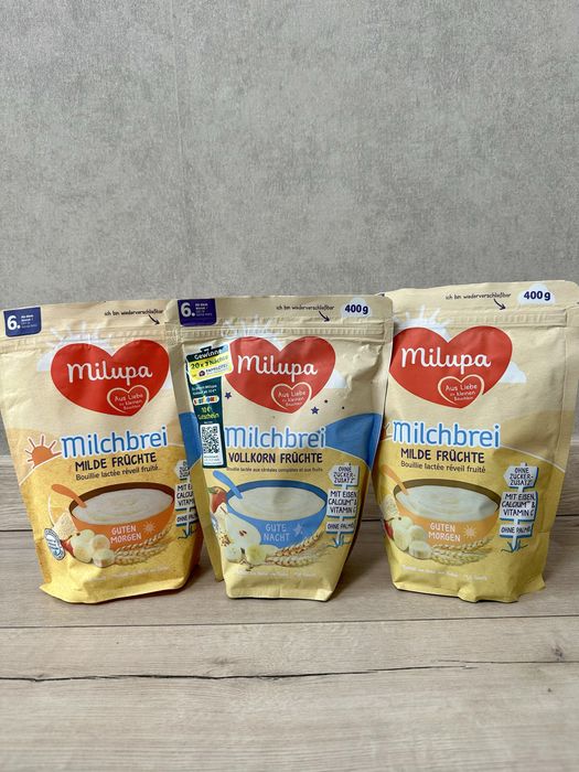 Дитячі каші Milupa з Німеччини
