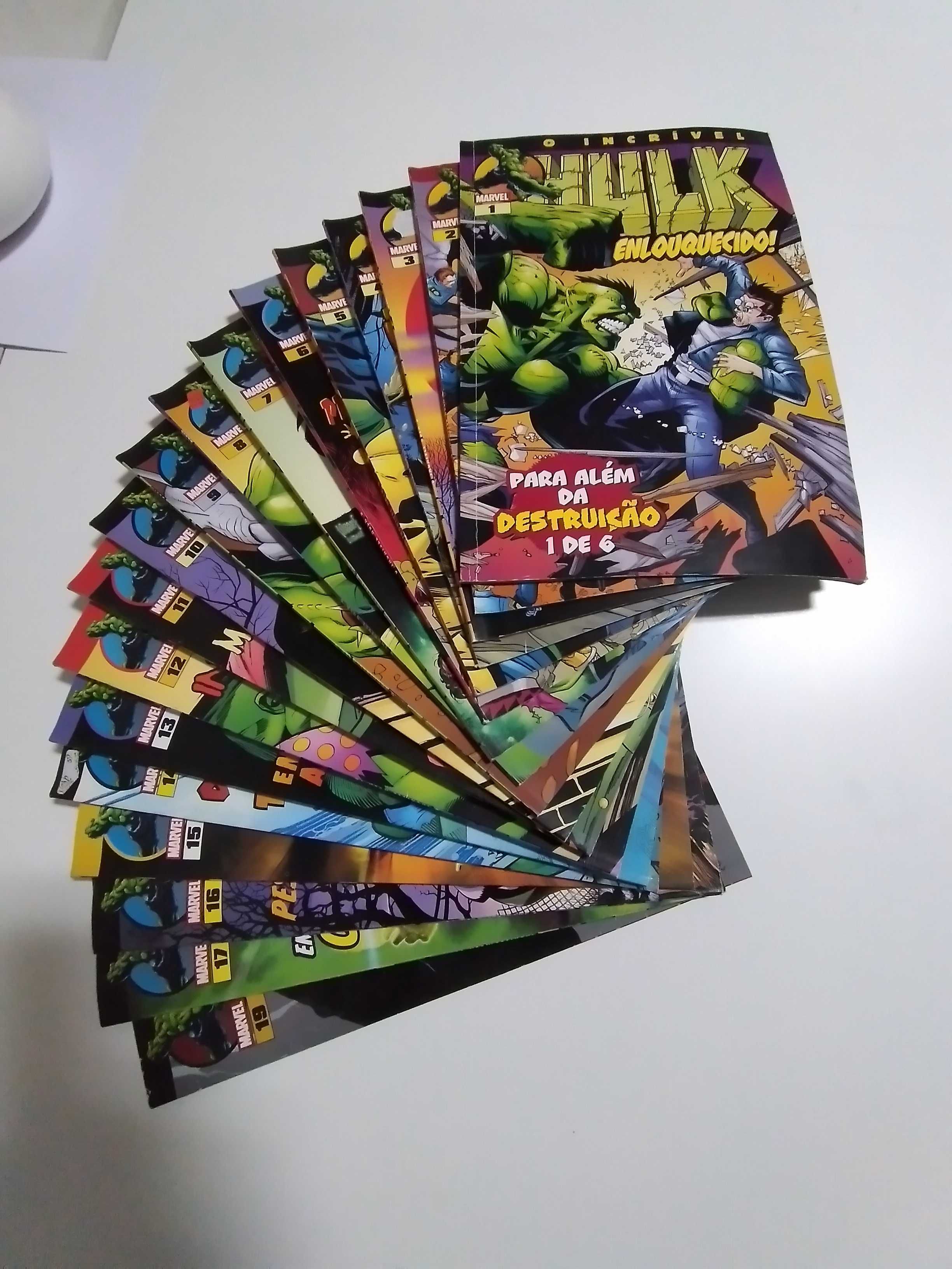 18 Revistas Hulk -coleção MARVEL (18 revistas) _