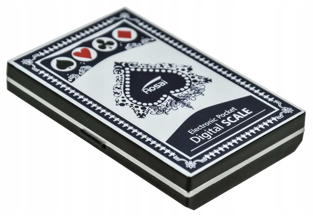 Waga Jubilerska Elektroniczna LCD Karty Talia Precyzyjna 0,01G 200G