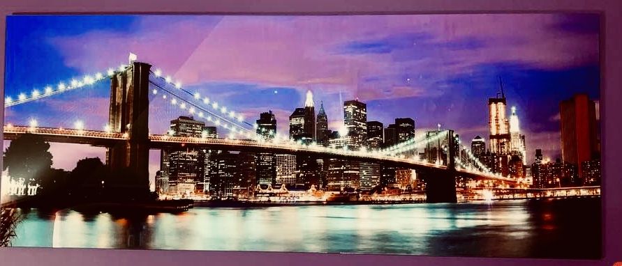 Obraz Glasspik Brooklyn Bridge 50x135 New York
