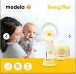 Bomba eléctrica para amamentação Medela swing flex extractor leite