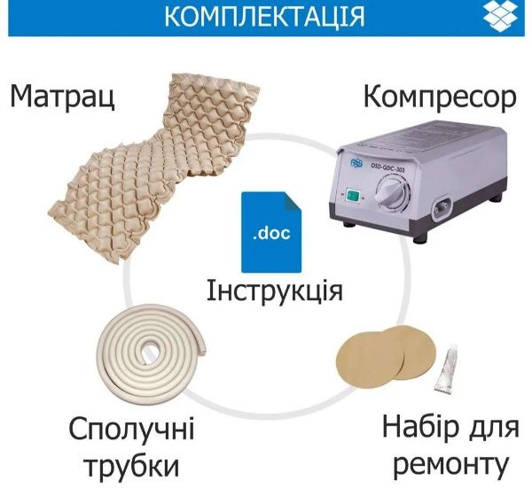 Протипролежневий матрац з компресором OSD-QDC-303