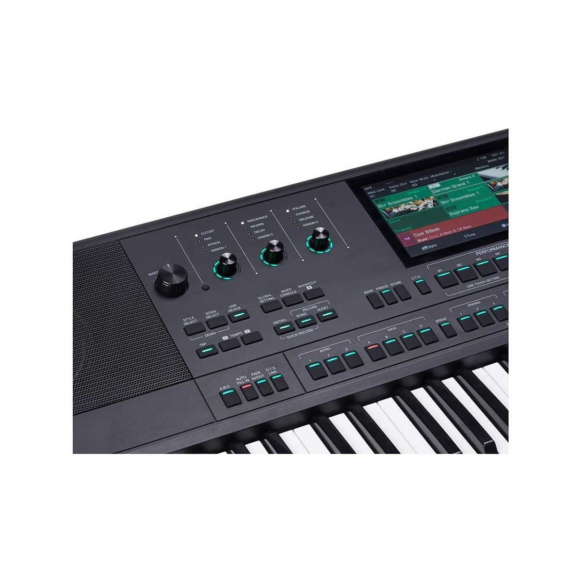 MEDELI AKX 10 profesjonalny keyboard 61 klawiszy reakcja na dotyk