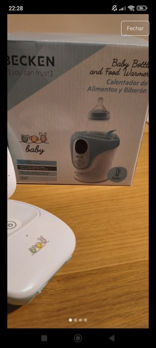 Conjunto de Intercomunicador+Aquecedor de biberões BECKEN