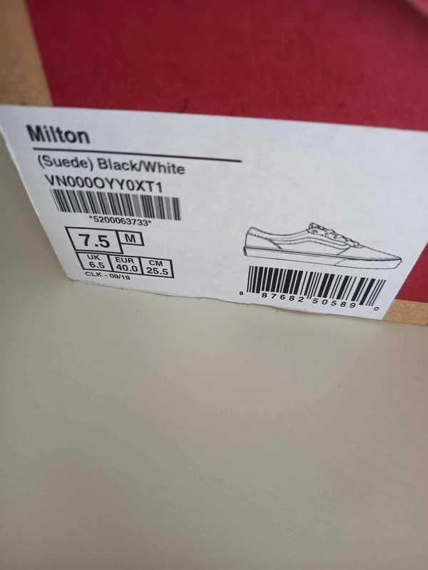 Ténis Vans Milton 40 (old school)