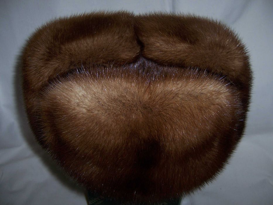 Шапка норковая р. 58,5-59 обманка