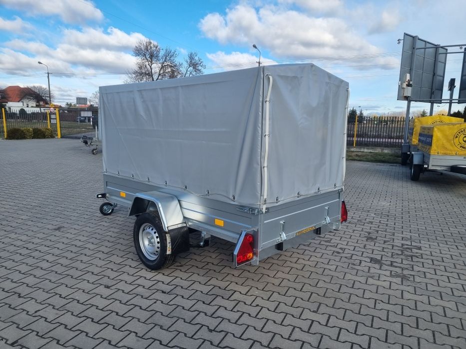 Przyczepa rydwan 220x130x110 resor profile nowa do 750 ba B z Plandeką