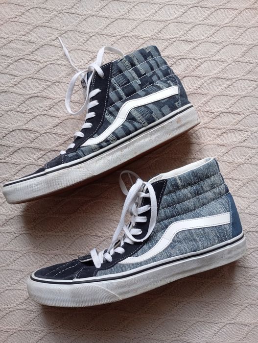 VANS 44,5R wysokie NOWE trampki dżinsowe skórzane 29cm wkładka