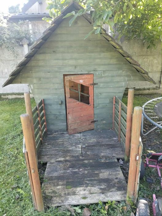 Domek ogrodowy drewniany dla dzieci