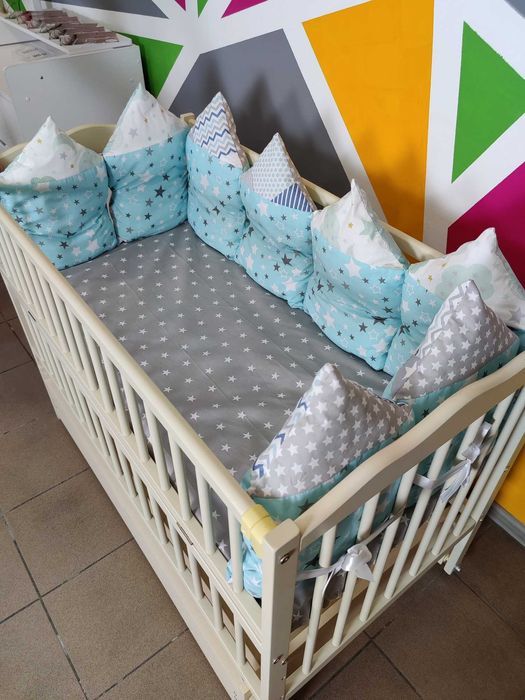 Кроватка для новонароджених ! Ліжечко Букове ; Ліжко для Немовлят.