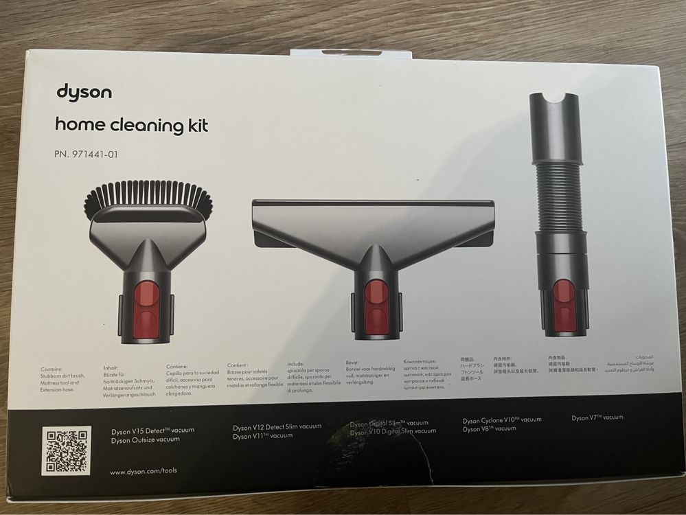 Dyson home cleaning nowy zestaw końcówek