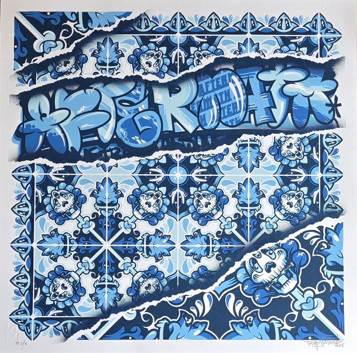 Serigrafia sobre papel Diogo Machado- Add Fuel