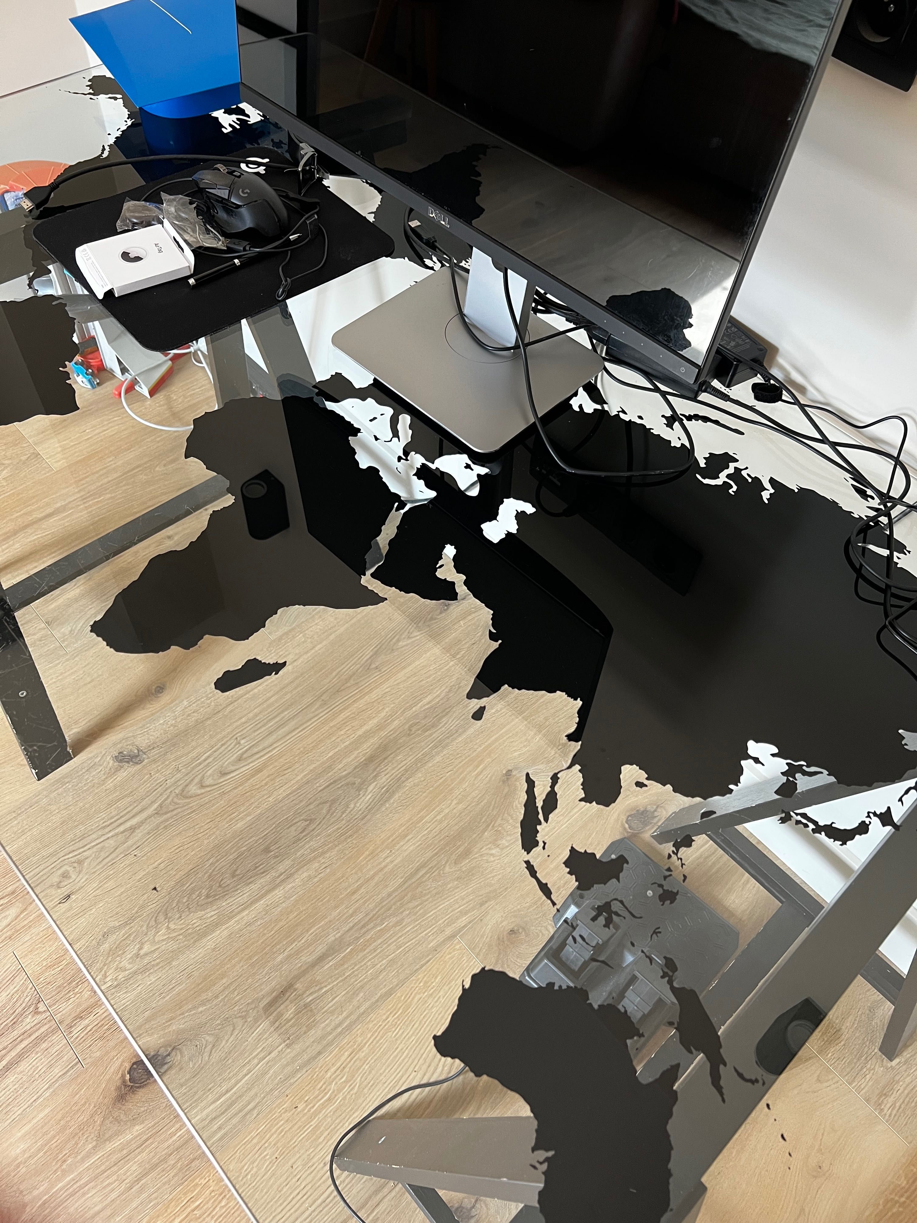 Biurko - blat Ikea Mapa Świata