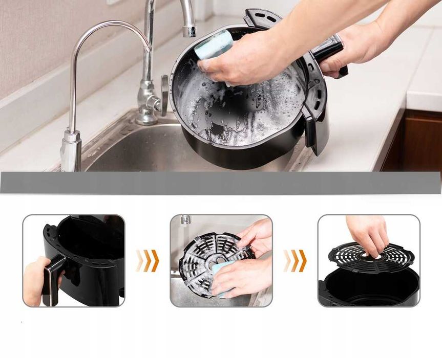 OKAZJA ! Frytkownica Beztłuszczowa AIRFRYER Frytownica DUŻA Mocna XXL