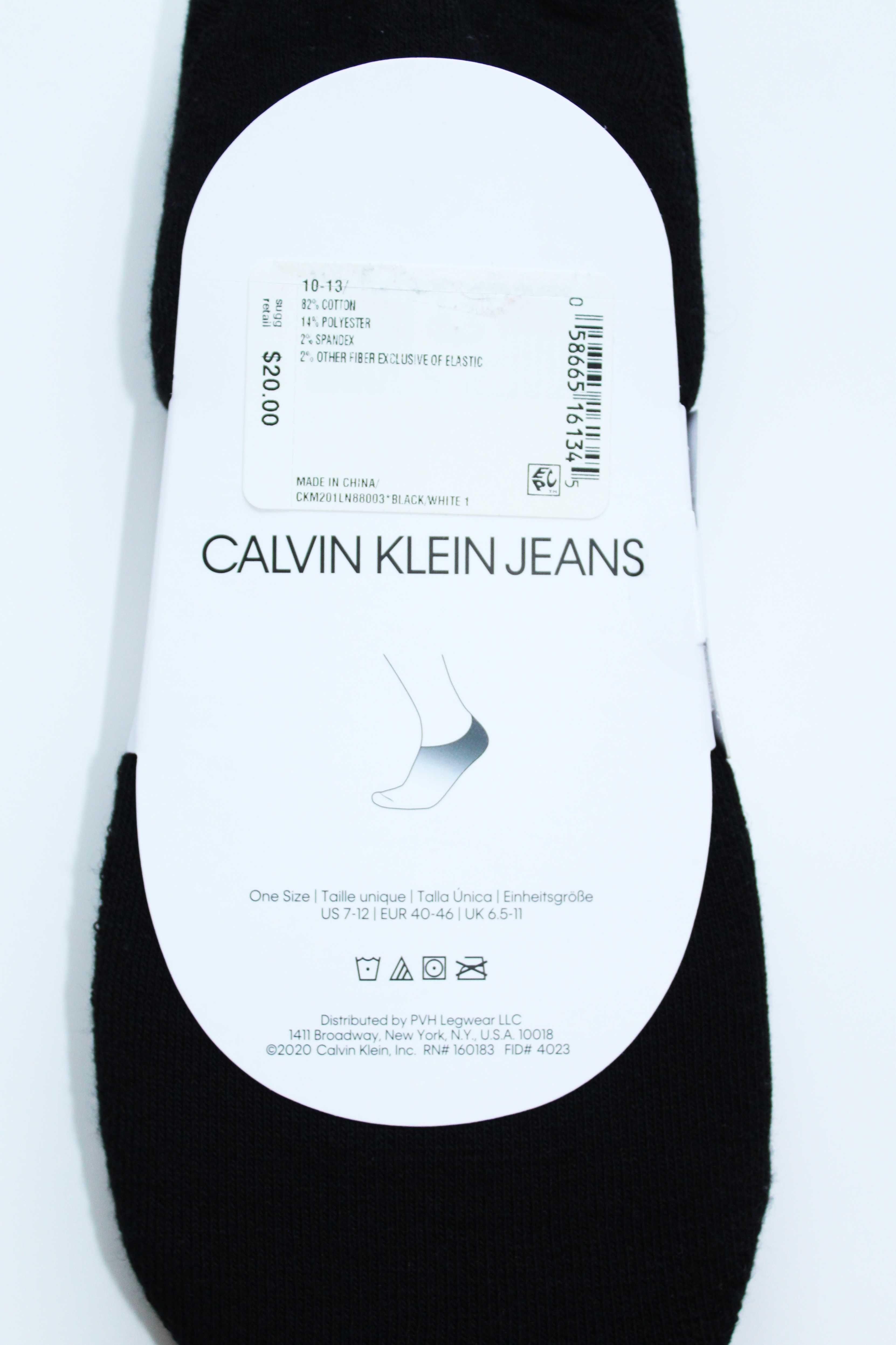 Calvin Klein NOWE oryginalne stopki męskie 2 pary rozmiar 40-46