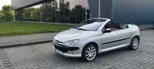 Peugeot 206 CC 2.0 16V 136 kM 02 r. Kabriolet. Serwisowany. Bez Rdzy.