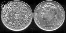 50 Centavos em Prata de 1913