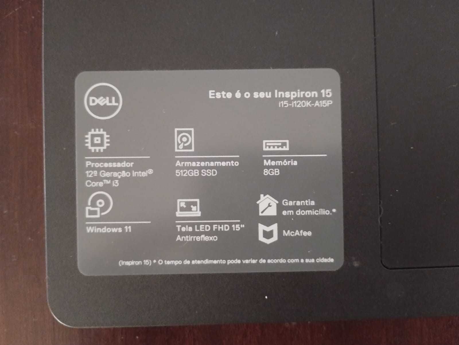 Notebook  Dell i15
