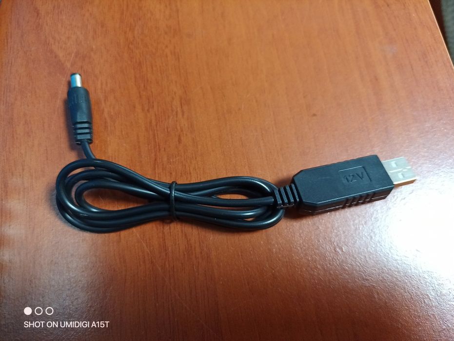 Шнур к роутеру 5V-12V.