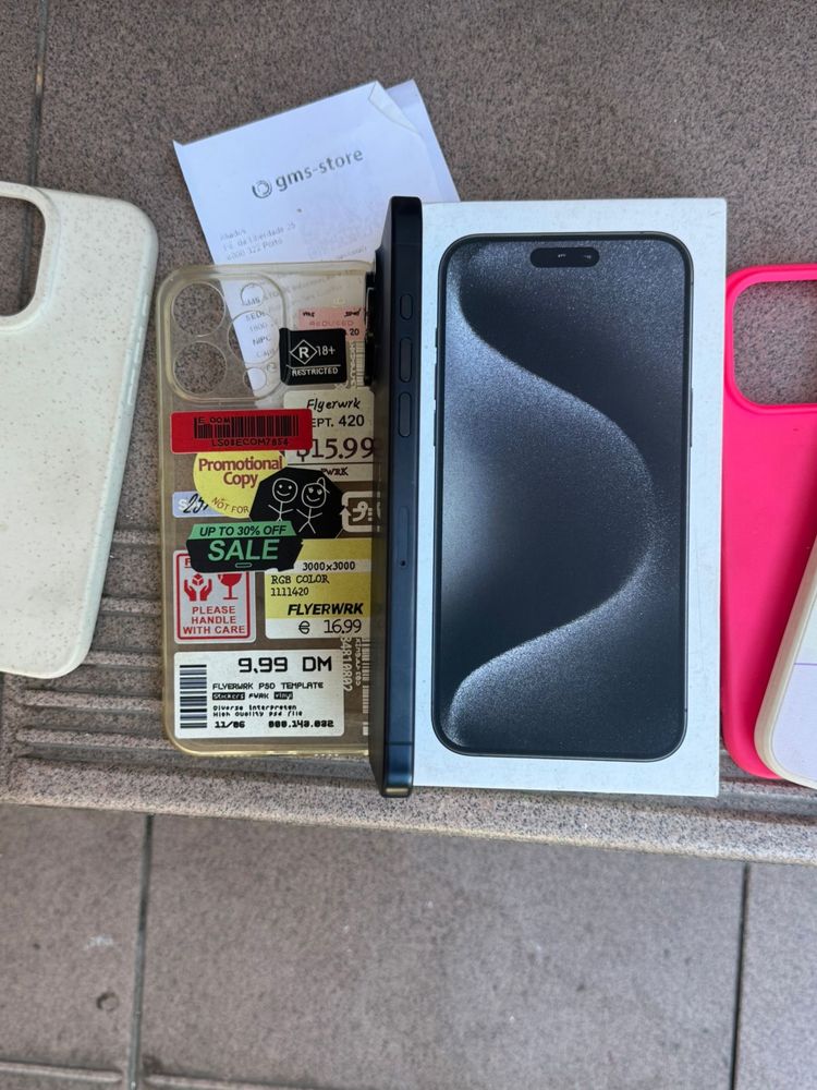 Iphone 15 Pro Max 256GB Black novo c/fatura e garantia (Troca)