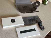 Apple Watch Ultra 2 | Czarny | Dark Green Alpine Loop | Stan Idealny