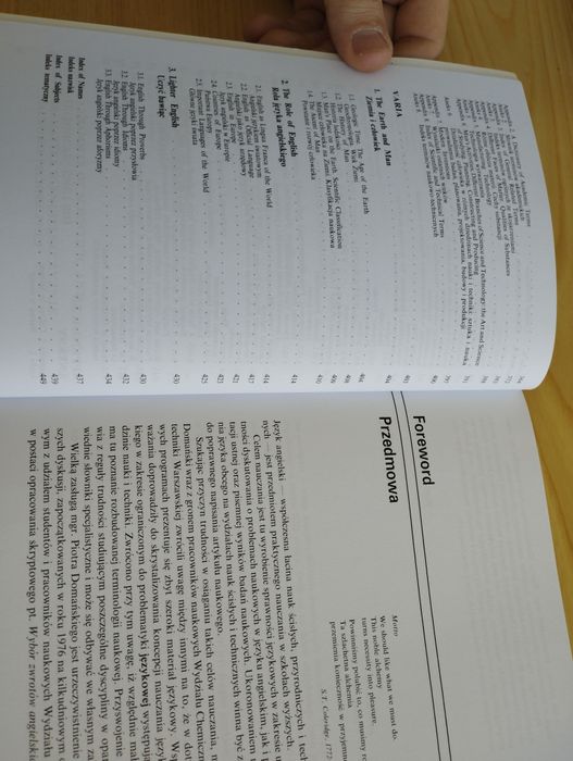 English in science and Technology - wybór specjalistycznych terminów
