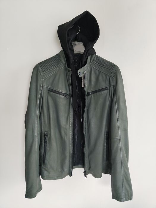 Nowa kurtka skórzana, męska, z owczej skórki marki "Gipsy of Mauritius