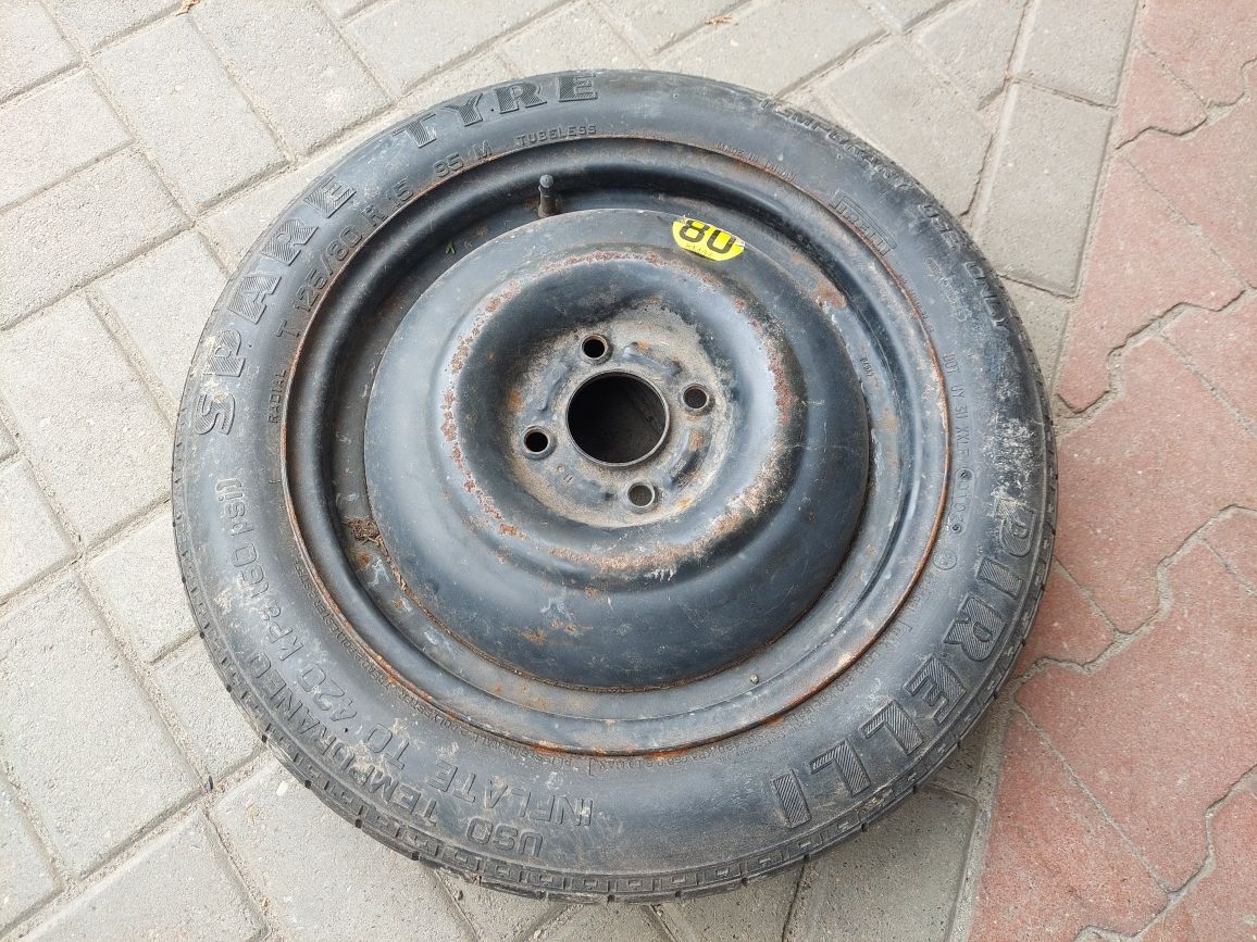 Zapas dojazdówka koło dojazdowe 4x108 Ford 125/80R15